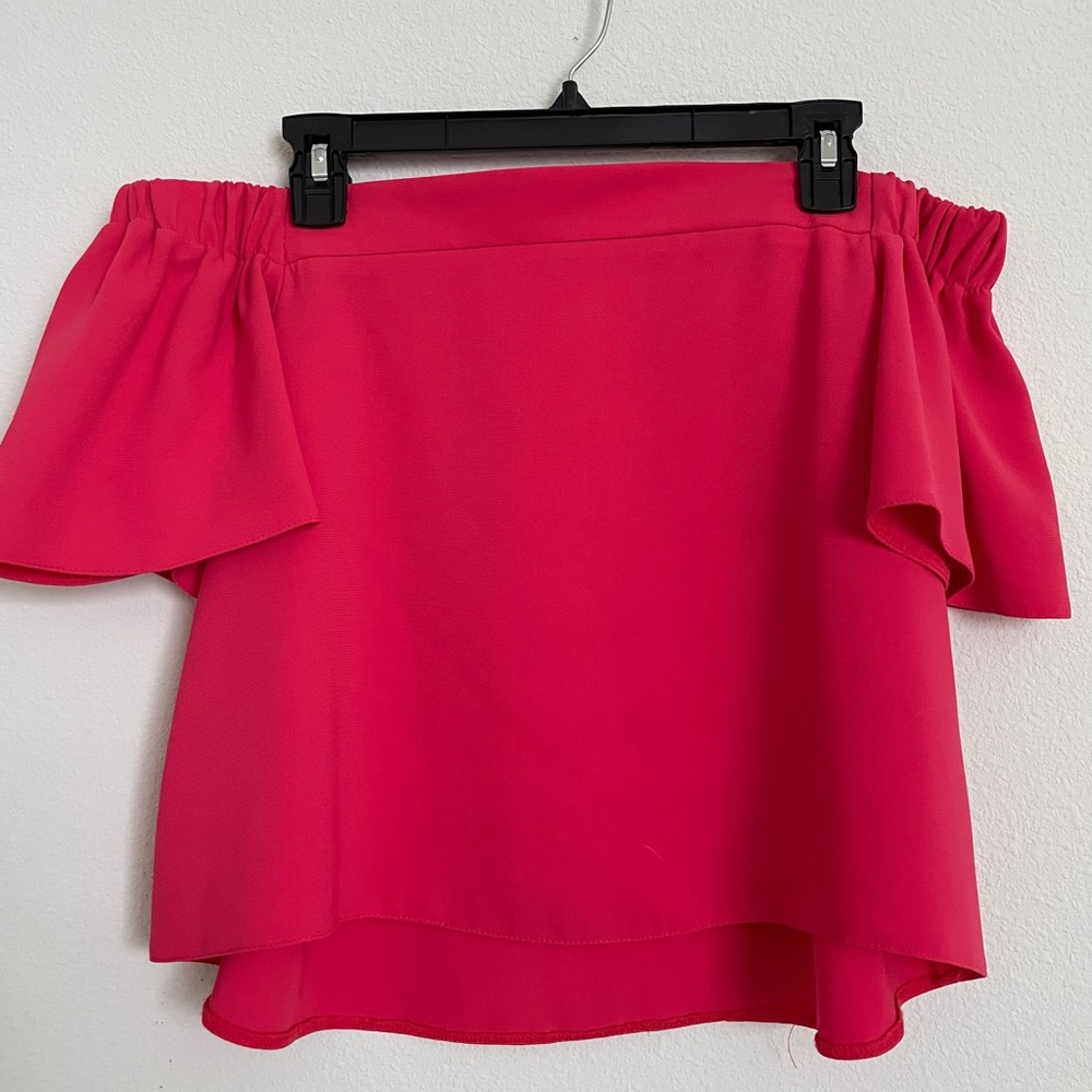 TOPSHOP off the shoulder blouse